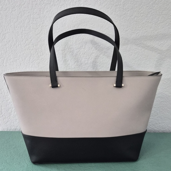 Kate Spade Kristen Large Top Zip Colorblock Leather Tote Bag - Picture 6 of 15